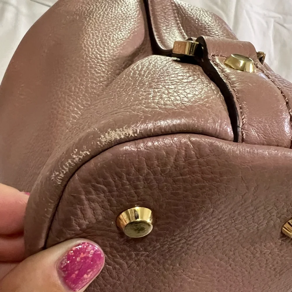 Michael Kors Brown Leather Shoulder Bag